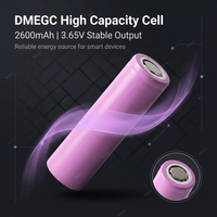 Sel Baterai Silinder DMEGC Style 18650 NMC 3.7V 2600mAh, Esensial Sehari-hari Untuk Remote TV, Timbangan Dapur, Dan Jam