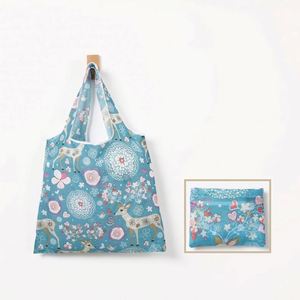 Bolsa de Compras Reutilizable Plegable de Gran Capacidad, Impermeable, Multicolor, de Poliéster 190T - Product Image 4