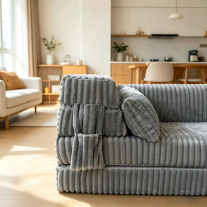 Canapé multifonctionnel <span class=keywords><strong>Lazyboy</strong></span>, canapé pliable multifonctionnel, coussin pliable, lit pliable, matelas en mousse pour le sol, futon, taille personnalisable - Product Image 3