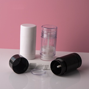 40g 75g Round Shaped <b>Empty</b> Solid Cleaning <b>Bottle</b> <b>Plastic</b> Deodorant Stick Packaging Containers - Product Image 4