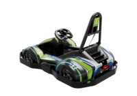 Go-karts Eléctricos al por Mayor para Niños, Velocidad 8-23 km/h, Cinturón de Seguridad, Asiento con Parachoques, Ajustable, Karting de Alquiler, Batería, Go Kart