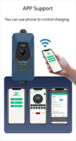 Chargeur de voiture EVSE domestique rapide de niveau 2, 32A Wifi, 1 phase, 7 kW, type 2 AC, station portable, chargeur de voiture EV, chargeur de voiture EV 22 kW