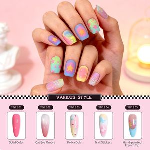 OEM ODM Gel de peinture pour <span class=keywords><strong>manucure</strong></span> style japonais, vernis à ongles ombré, crème pudding dégradée, sans HEMA ni TPO, texture coussin d'air, qualité professionnelle - Product Image 4