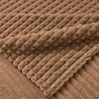 Vente en gros 100% polyester écologique personnalisé OEM/ODM 3D Jacquard flanelle couverture polaire pour l'hiver technique tricotée