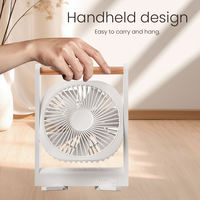 Ventilateur de table mini portable rechargeable IMYCOO avec logo personnalisé, vente en gros, batterie KC, USB, petit ventilateur de bureau