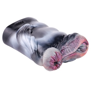 Copa de Masturbación GEEBA de Doble Canal con Forma de Caballo, Masturbador Masculino de Silicona Suave, Vagina Realista, Masajeador de Próstata, Juguete Sexual para Adultos - Product Image 5