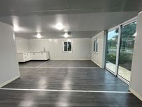 Maison conteneur extensible et détachable avec 3 chambres, écran pliant, épaisseur 0,8 mm, salle de bain et couloir, garantie 1 an