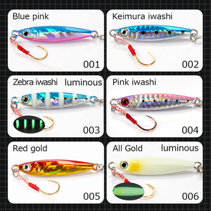 Cebo duro Artificial para pesca en agua salada, señuelo de pesca lento de Metal, japonés - Product Image 5