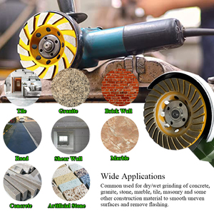 4 "-9" thô Grit kim cương Turbo Mài cup Wheel cho sàn bê tông - Product Image 4