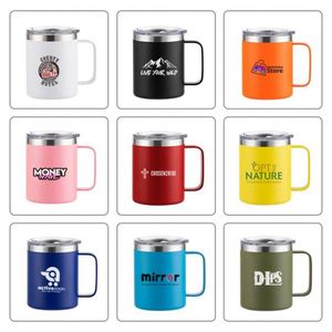 Custom 12/14oz Stainless Steel Cups Modern Portable Double Vacuum Insulated <b>Bottles</b> for Water & <b>Coffee</b> - Product Image 3