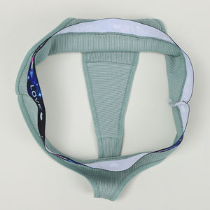 UOKIN Mutandine Sexy da <span class=keywords><strong>Donna</strong></span> con Stampa Love, Vita Bassa, <span class=keywords><strong>Perizoma</strong></span> a Taglio Alto, 100% Cotone, Bianche, Vendita all'Ingrosso con MOQ Basso - Product Image 4