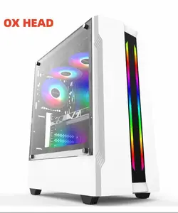 New Designed Custom Micro ATX Tempered Glass RGB Gaming Computer PC Case in the future