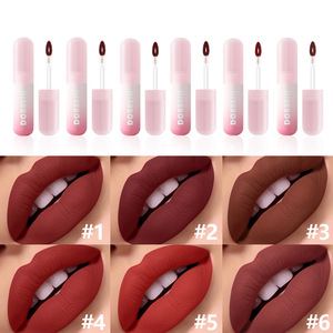 Vente en gros de cosmétiques de mode, rouge à lèvres nude, brun, rouge, rose, étiquetage personnalisé, imperméable, longue tenue, vegan, rouge à lèvres liquide mat - Product Image 6