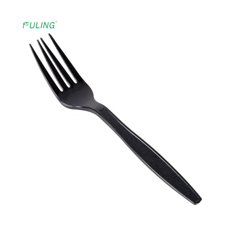 Einweg-Juego de servilletas y cubertería de 184mm de largo, 4,5g pp, bio besteck, de peso pesado, tenedor y cuchillo preenvuelto de plástico desechable