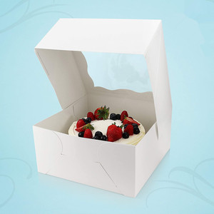 Hot sale white Cake paper pastry Boxes <strong>sweet</strong> <strong>box</strong> for cookie cake - Product Image 5