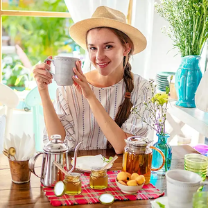 Haute qualité 45ml Mini hexagone verre pot de miel avec couvercle en or de luxe pour cuisine nourriture mariages cadeaux pour miel confitures gelée bonbons - Product Image 2