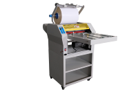CHENGYUE CYSNFM390A Presse à chaud numérique semi-automatique électrique à chauffage par bain d'huile pour plastification, nouvelle plaque, possibilité d'ajouter un système de rembobinage de film