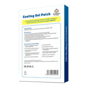 Patch de gel rafraîchissant instantané certifié CE de la marque MQ, idéal pour soulager la fièvre chez les enfants et les adultes, doux et facile à utiliser – Meilleures ventes 2026 - Product Image 4