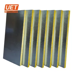 Sử Dụng Cho Thương Mại Và Dân Cư HVAC Hệ Thống Cách Âm Cách Âm Glass Wool Fiberglass Duct Bảng Cách Nhiệt Hoặc Hội Đồng Quản Trị