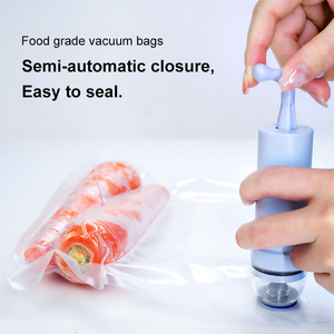 Sacs sous vide réutilisables en papier transparent thermoscellé sacs de compression sous vide vêtements avec pompe - Product Image 5