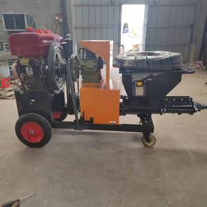 Neue elektrische Zement-Spritzbeton maschine Elektrische Zementmörtel-Sprüh maschine zum Verkauf Wird mit einem Luft kompressor geliefert - Product Image 6