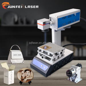 JUNFEI MINI 30W 50W 2.5D 3D Galvo Co2 Máquina de marcado láser a color Fuente láser DAVI para fotos de cristal Grabado de vidrio Pequeño DXF - Product Image 1