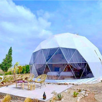 Tiendas de Campaña Glamping para Exteriores Newbility de 8 Metros, Tela de PVC Moderna, Tienda de Campaña Familiar de Lujo Grande en Oferta - Venta al por Mayor