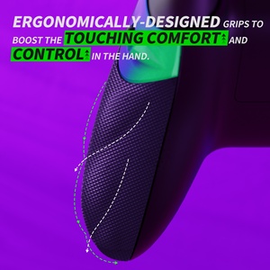 Chameleon Blue Purple Ergonomic FLEXOR Click Rubberized Side Rails Panel Handle <b>Grips</b> Trigger Stop Kit for Xbox Series X S - Product Image 4