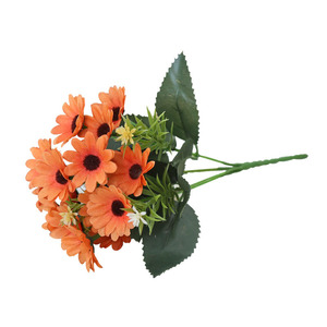 Fleurs artificielles en soie Lichao, marguerites de couleurs mélangées, décoration intérieure et extérieure, décoration de la maison et du jardin - Product Image 5