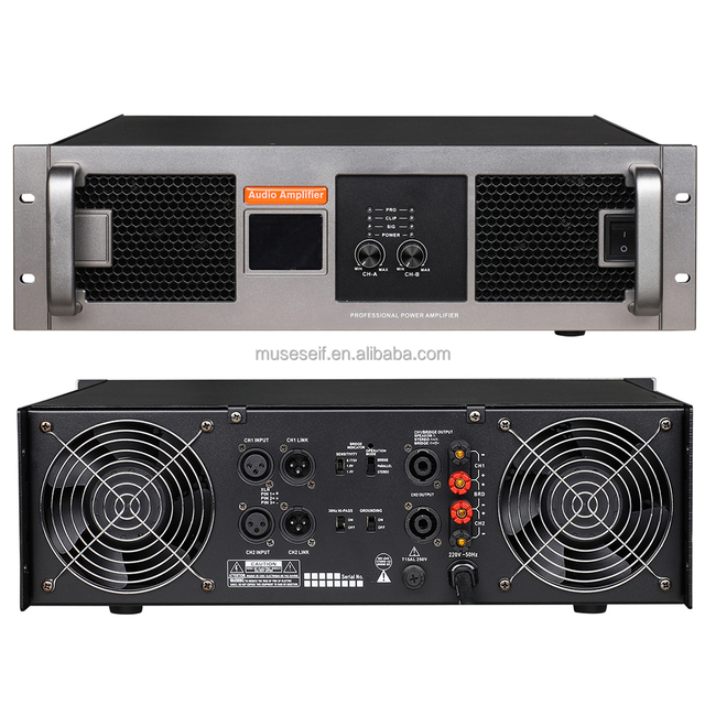 High Quality EIF 2 Channel Stereo Audio Power Amplifier Rx-13 Metal for Stage DJ