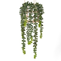 Plante artificielle suspendue en pot en céramique avec guirlande de perles Oh Arts, plantes vertes artificielles de simulation pour la décoration intérieure (vente en gros)