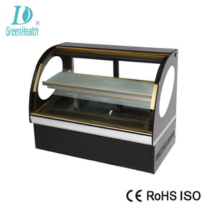 Thương mại Tùy chỉnh cong Glass Cooler bánh bánh hiển thị Showcase tủ lạnh - Product Image 4