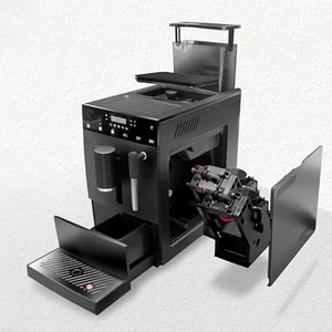 Nouvelle Cafetière Espresso Automatique Noire Italienne Professionnelle et Domestique avec Buse Vapeur pour Latte - Product Image 5