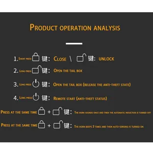 Cho MITSUBISHI PAJERO Keyless bắt đầu Hệ thống thông minh một-key bắt đầu thiết bị V97 v87 mô hình điều khiển từ xa điện thoại di động nhập bắt đầu - Product Image 6