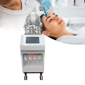 Professionnel Micro Dermabrasion élimination des points noirs rajeunissement de la peau lifting du visage Pdt masque à oxygène usage domestique Machine de beauté