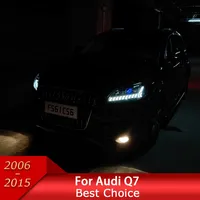 Feux de voiture pour Audi Q7 2006-2015 SQ7, ensemble de phares LED automatiques, mise à niveau, design style RS Q8, lentille bifocale, accessoires extérieurs