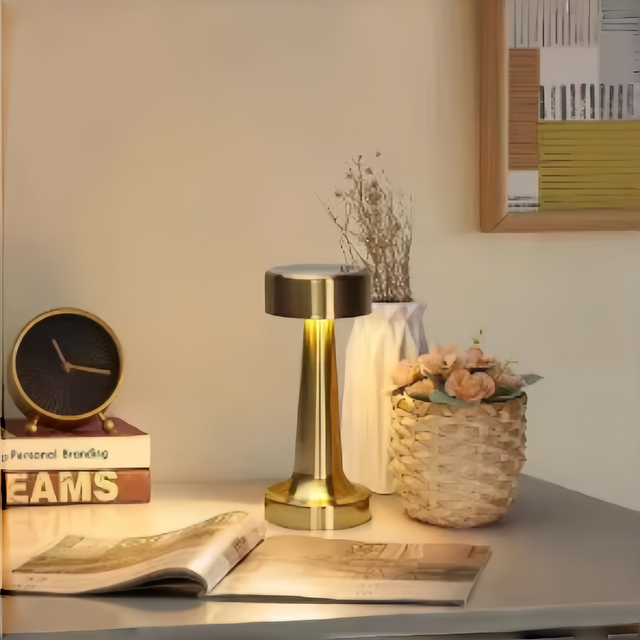 Cordless Portable LED Table Lamp with Touch Sensor 3-Levels Brightness Rechargeable Battery up to 48 Hours Usage Dimmable