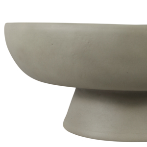 Moderna Ciotola in Terracotta su Piedistallo per Tavolino da Caffè, Centrotavola Decorativo, Elegante Decorazione da Tavolo - Product Image 5