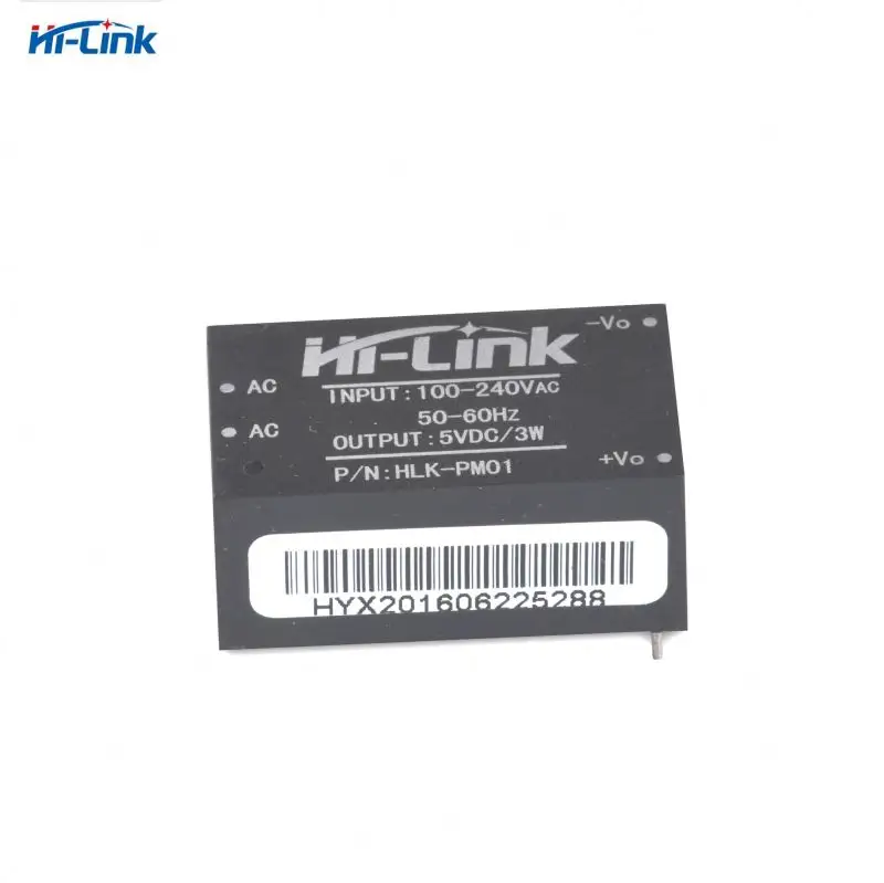 AC-DC isolation power supply module HLK-PM01 3W 5V 600MA 220V to 5V household switch step-down power supply module