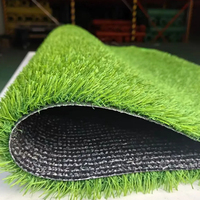 Tapis en gazon artificiel vert en plastique PP ignifuge haute densité multi-usage 10 mm/40 mm - Décoration de balcon intérieur/extérieur