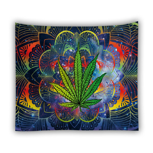 Arazzo con Foglia di Mandala e Foglia d'Acero, Stampa 3D Personalizzabile, Decorazione da Parete per Casa e Camera da Letto - Product Image 5