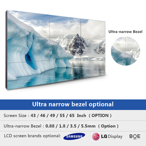 Lcd did <span class=keywords><strong>video</strong></span> wall display advertising giocatori videowall staffa di montaggio a pannello 55 inch prezzo a buon mercato 3x3 <span class=keywords><strong>video</strong></span> wall controller - Product Image 3