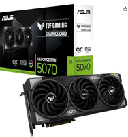 Emballage en carton ondulé doublé d'une éponge écologique pour ASUS TUF Gaming GeForce RTX 5070 OC Edition