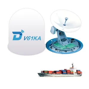 Ditel V6KA 0.65m ship vsat satellite internet system ka band satellite dish antenna for small boats