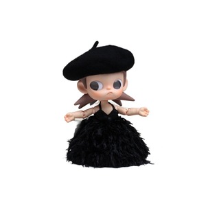 Robe de poupée Zsiga avec jupe en plumes et bretelles, 20cm, pour poupées Blythe Ob24 Azone, vêtements pour filles - Product Image 5