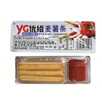 Bâtonnets de pommes de terre soufflées en gros directement de l'usine avec sauce tomate, biscuits à tremper saveur tomate