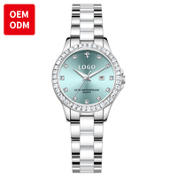 Montre à quartz élégante pour femme, étanche, en céramique lumineuse, styles les plus vendus, marque OEM ODM 3651, vente en gros de luxe