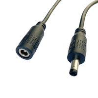 Câble d'extension d'alimentation avec connecteur DC 5,5*2,1 mm, prise mâle vers prise femelle, pour la surveillance CCTV, les lettres publicitaires LED