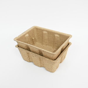 Caja de Almacenamiento Versátil de Pulpa de Papel con Tapa, Contenedor de Pulpa Moldeada Biodegradable, Empaque Ecológico Personalizable al por Mayor - Product Image 6