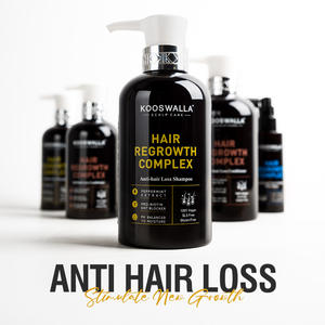 Conjunto de Shampoo e Condicionador Herbal Orgânico Natural para Reparação de Danos, Anti-Queda de Cabelo e Anti-Caspa - Product Image 1